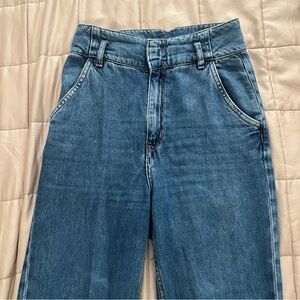 Vintage Style Blue Mom Jeans